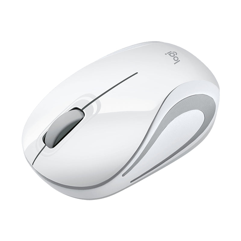 Logitech M187 Wireless Ultra Portable Mouse (White) - DataBlitz