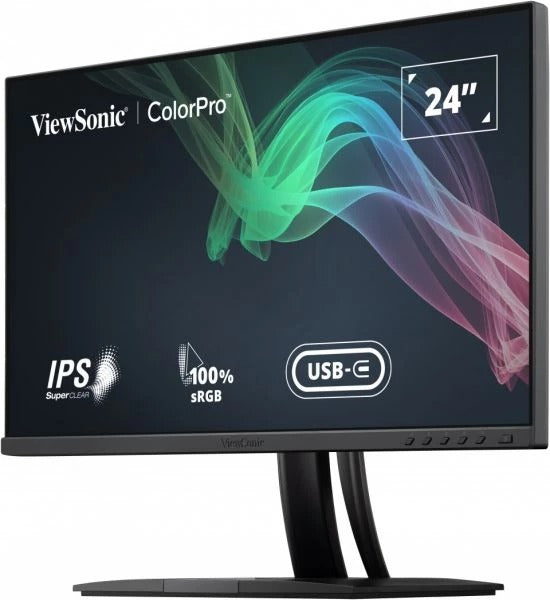 Viewsonic Colorpro VP2456 24" FHD 60Hz Pantone Validated 100% SRGB & Factory Pre-Calibrated Monitor