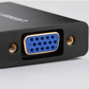 UGreen HDMI TO VGA Converter With Audio - 25CM (Black) (MM102/40233)