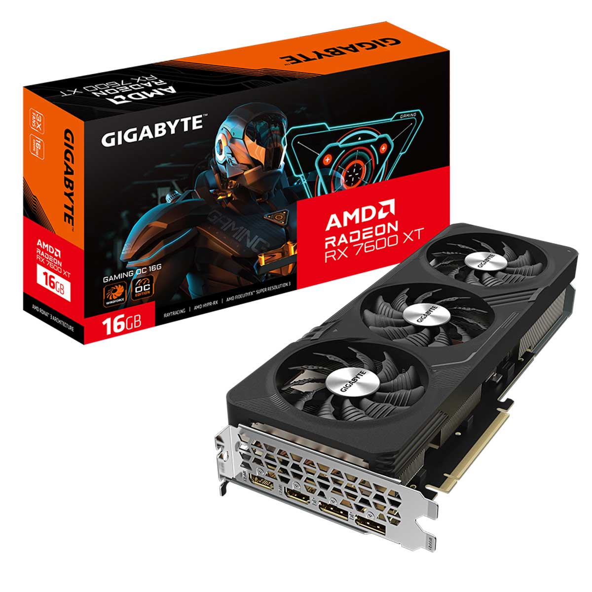 Gigabyte Radeon RX 7600 XT Gaming OC 16GB GDDR6 Graphics Card