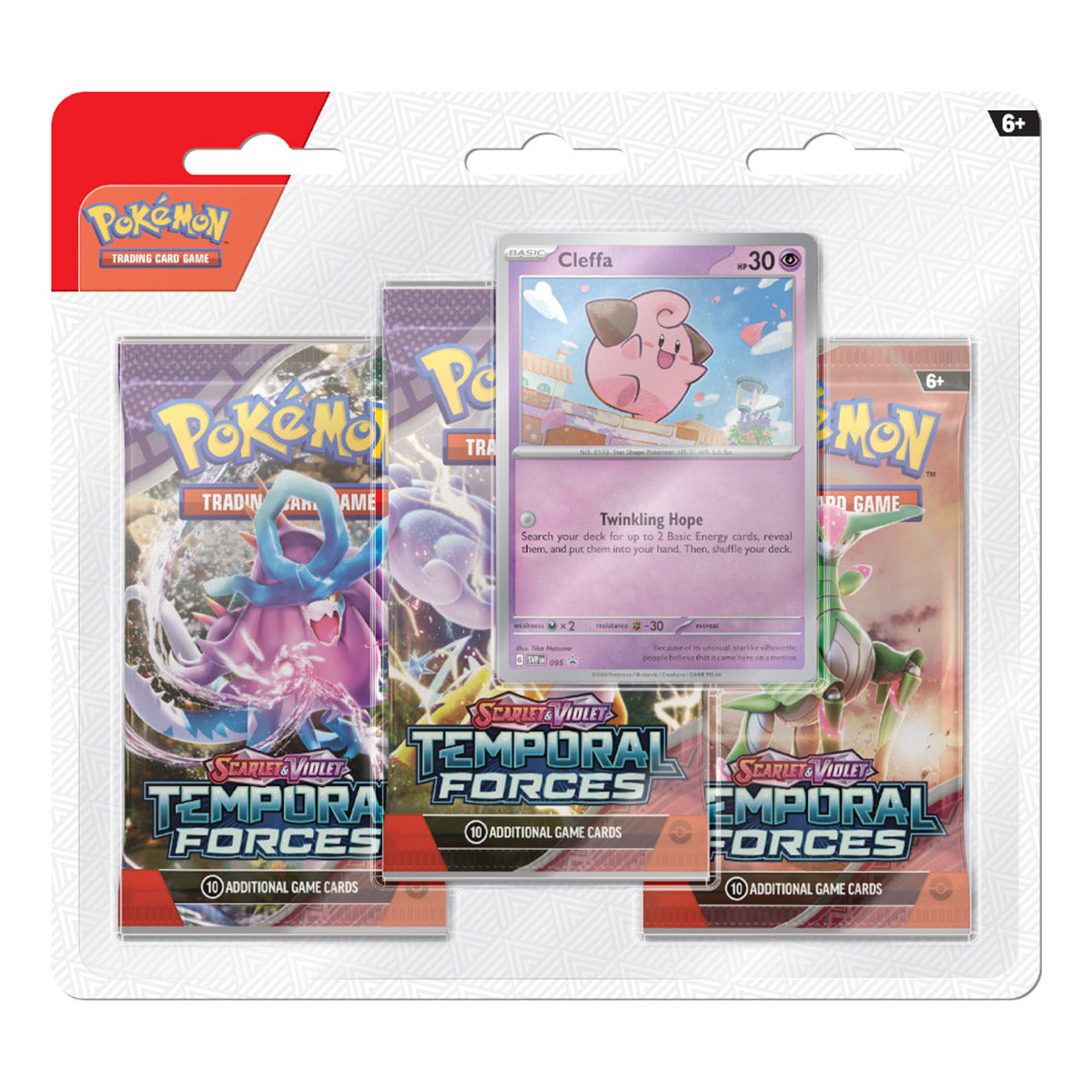Pokemon Trading Card Game SV05 Scarlet & Violet Temporal Forces 3 Blister Pack