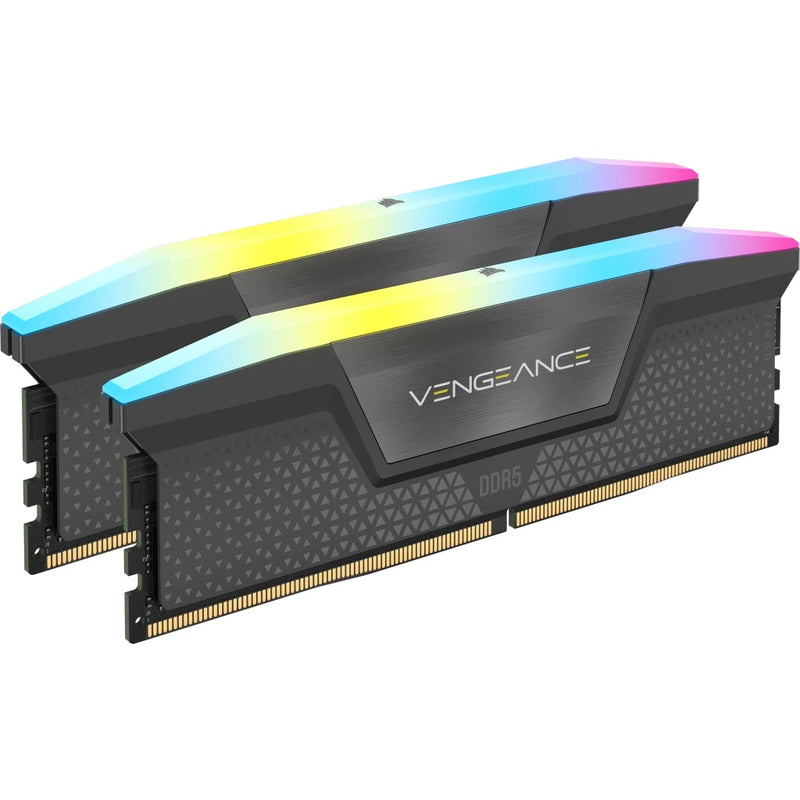 Corsair Vengeance RGB 32GB (2x16GB) DDR5 DRAM 6000MHz CL36 AMD Expo & Intel XMP Memory Kit (CMH32GX5M2E6000Z36)