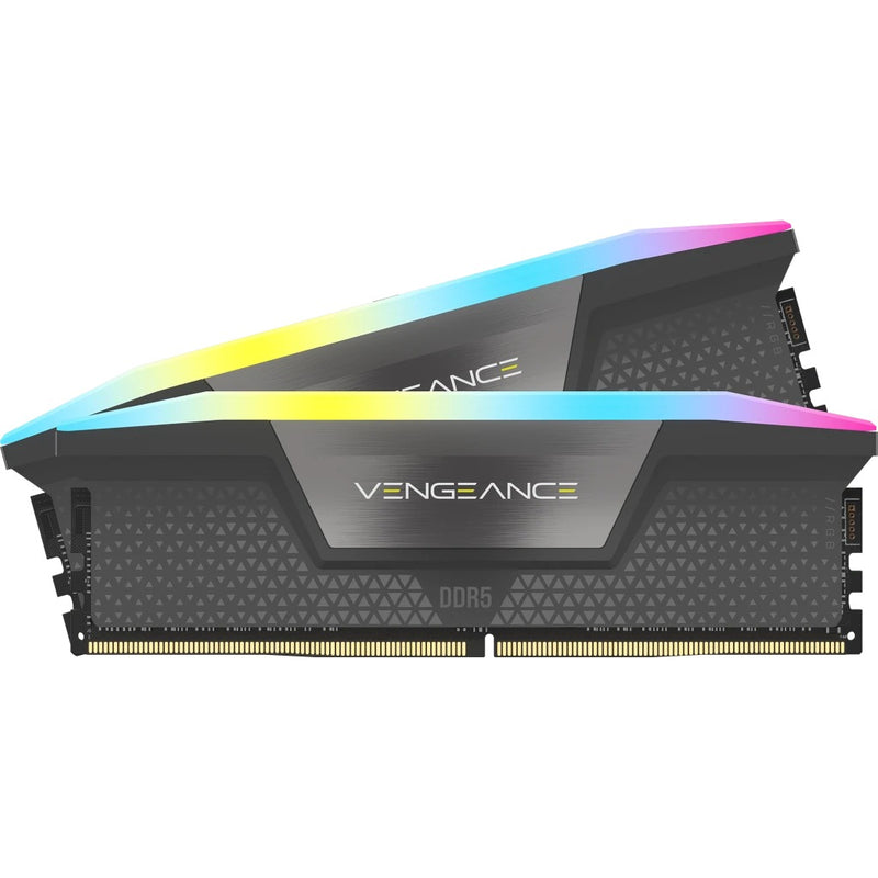 Corsair Vengeance RGB 32GB (2x16GB) DDR5 DRAM 6000MHz CL36 AMD Expo & Intel XMP Memory Kit (CMH32GX5M2E6000Z36)