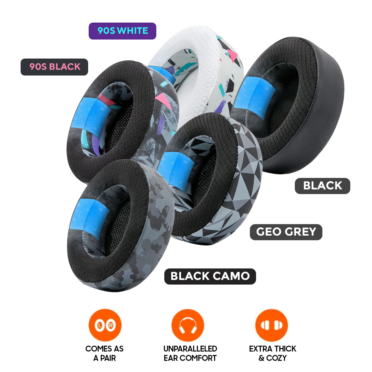 Wicked Cushions Corsair Virtuoso Earpads - WC FreeZe Cooling Gel 