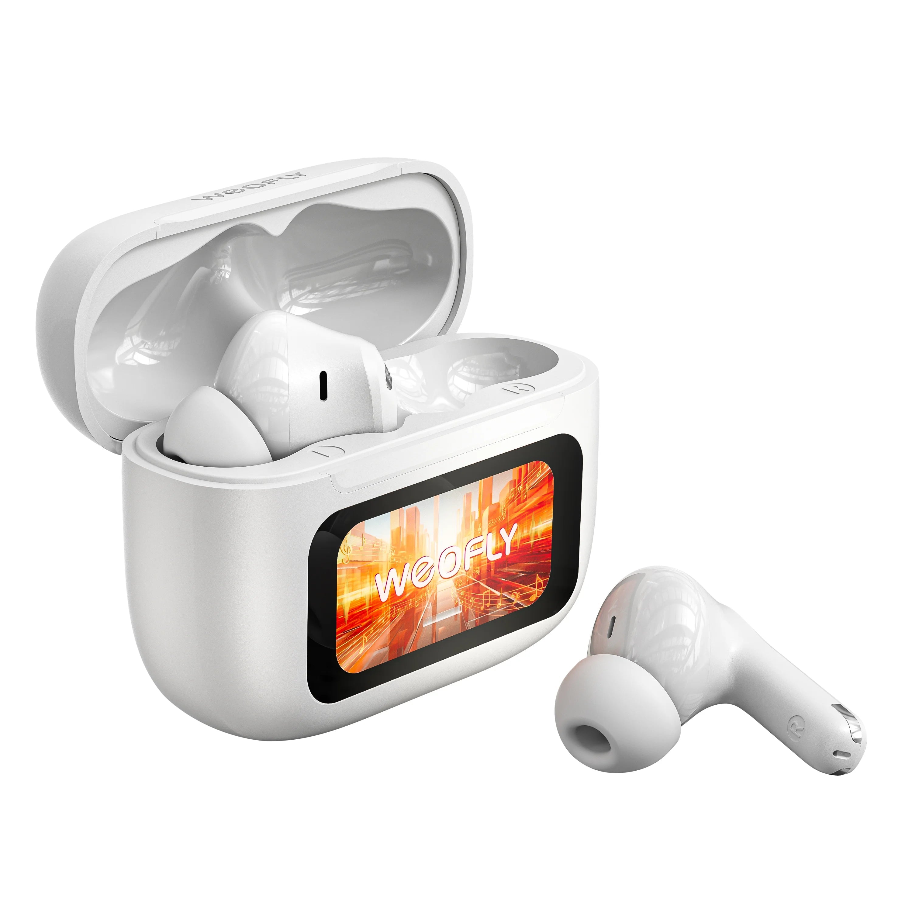 Weofly LifeFits 2 ANC Earbuds (Black, White)