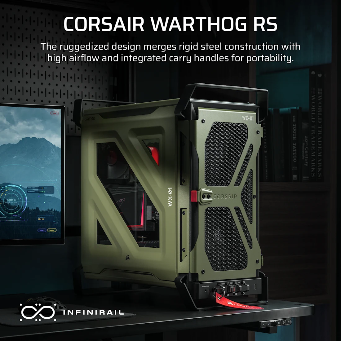 Corsair WARTHOG RS Airflow Mid-Tower Tempered Glass PC Case