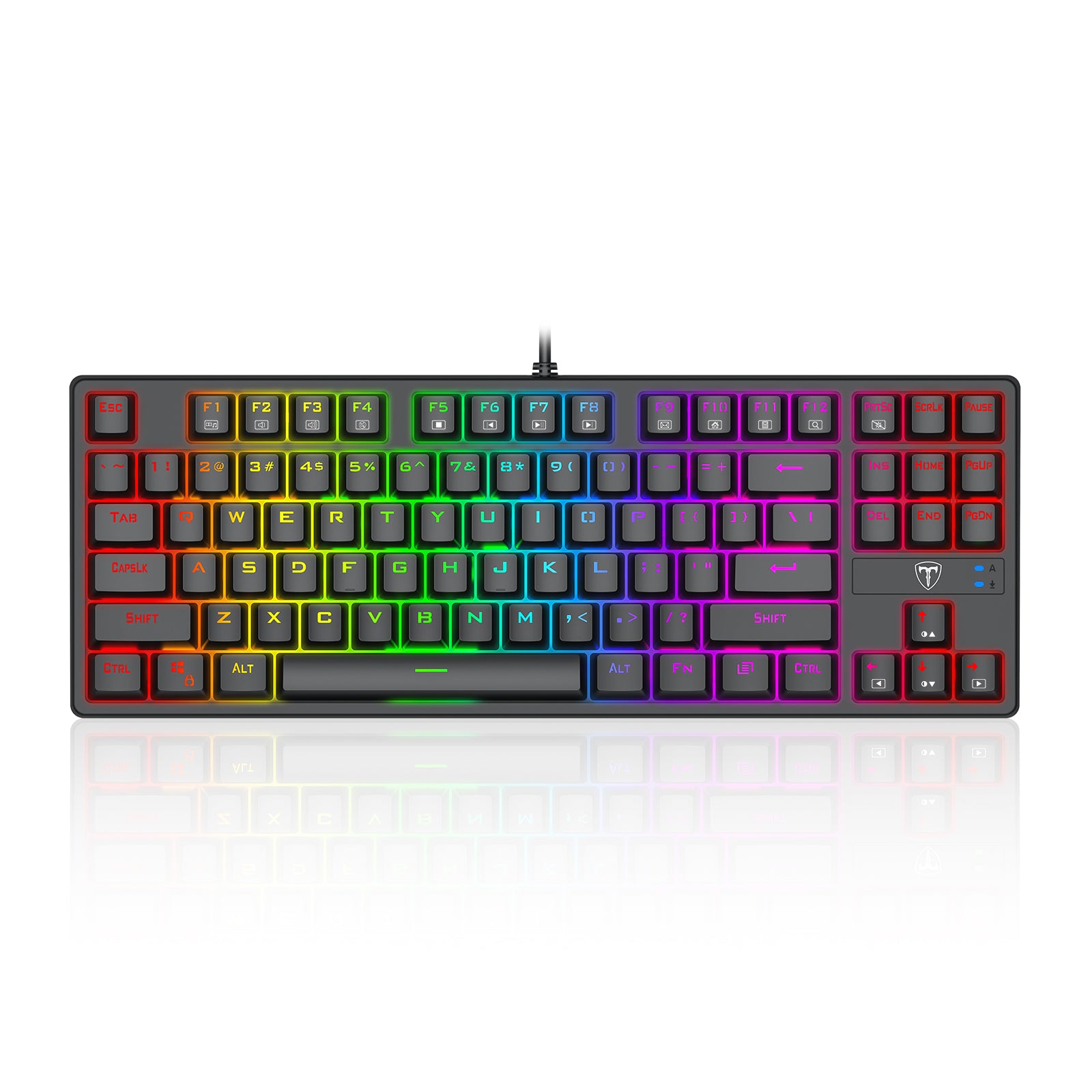 T-Dagger Vex 87 TKL RGB Wired Mechanical Gaming Keyboard (T-TGK332-BL)