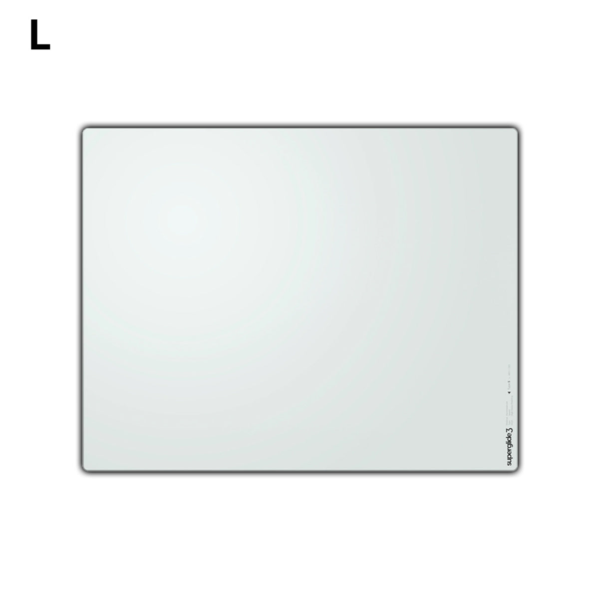 Pulsar Superglide 3 Premium Glass Mousepad (White)