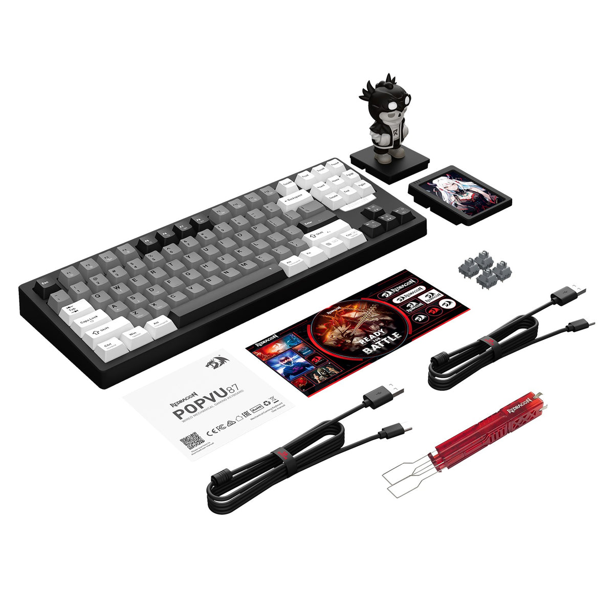 Redragon K754WGB POPVU87 Mechanical Keyboard