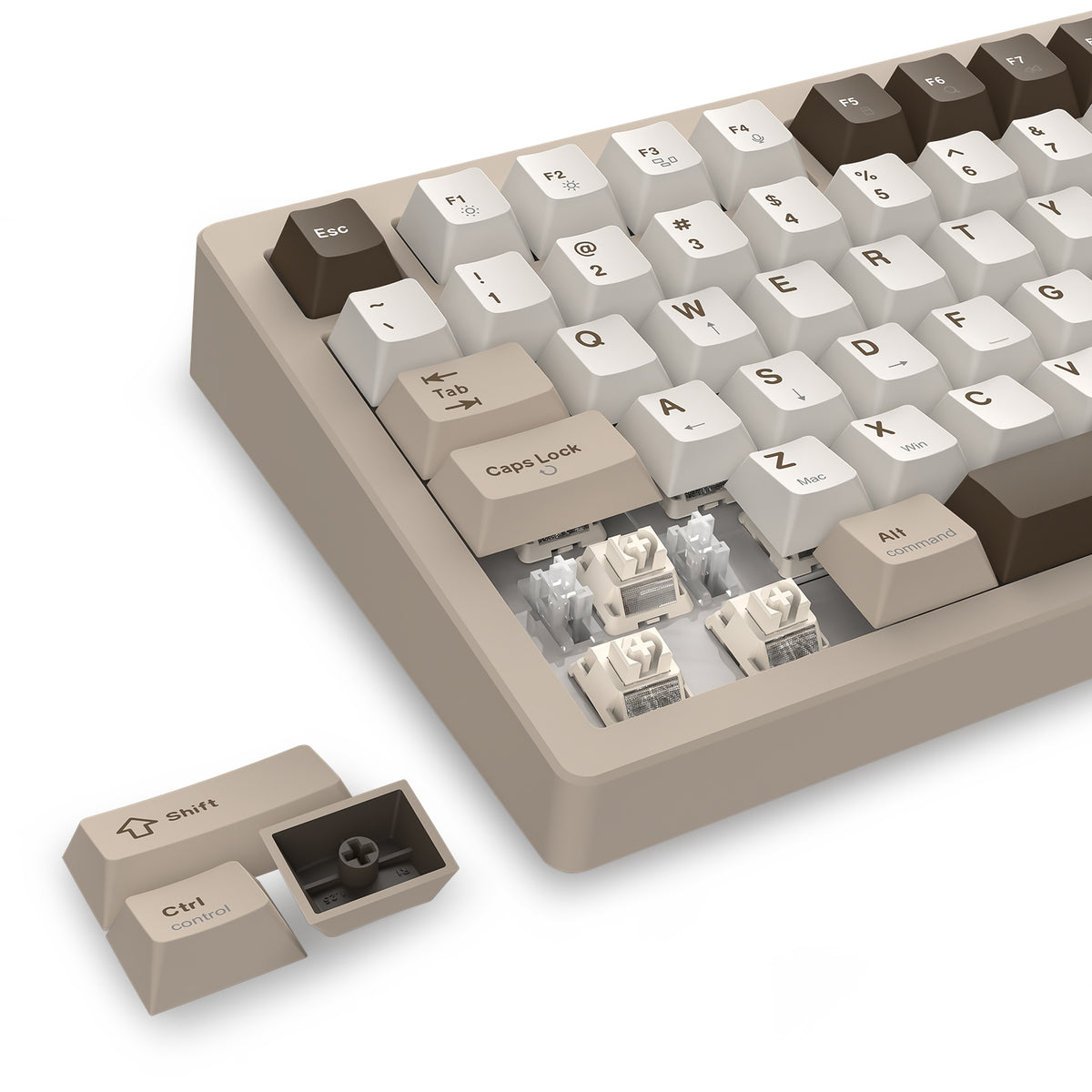 Redragon K754BKN POPVU87 Customizable Smart Touch Display Wired Mechanical Keyboard