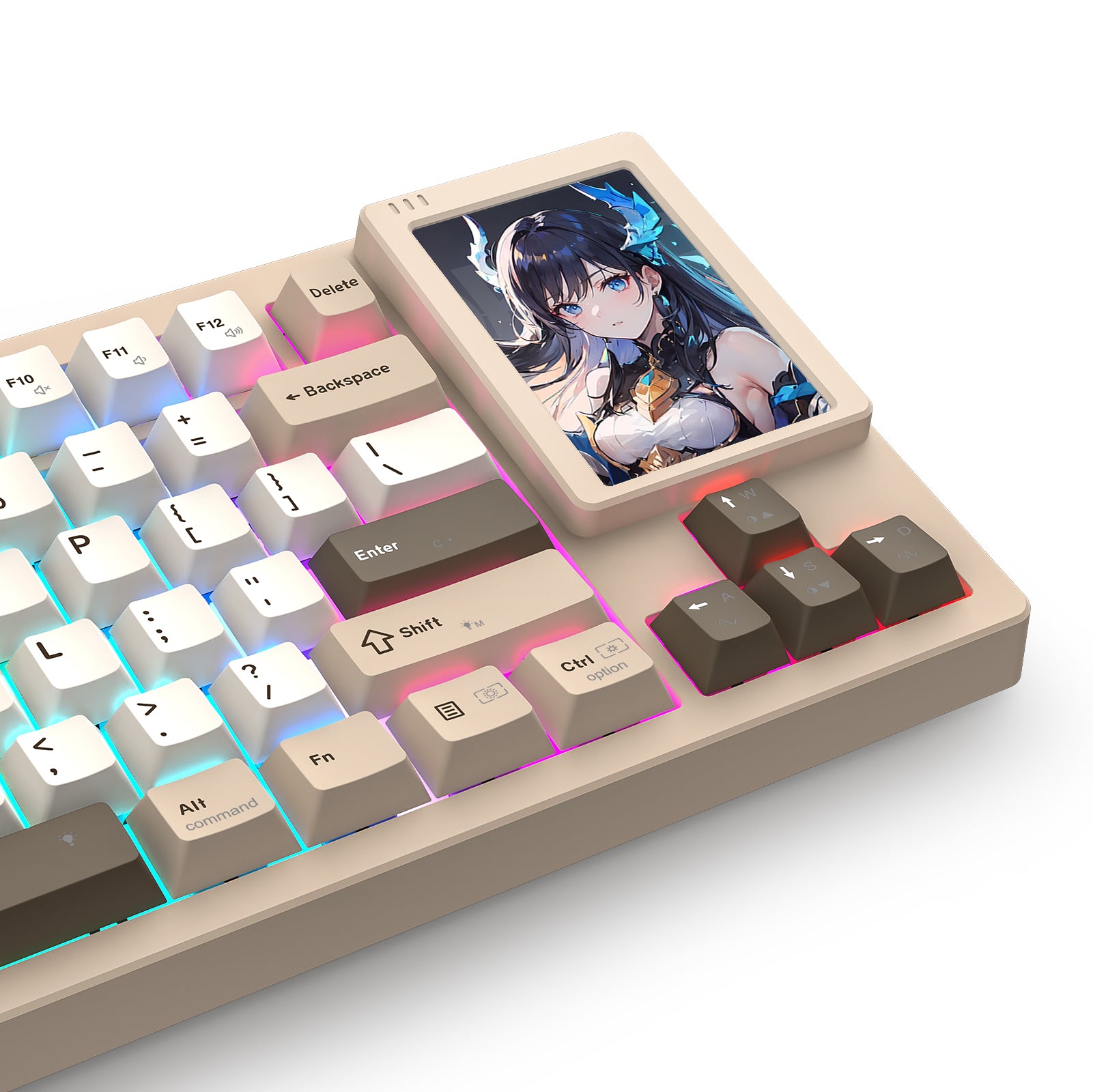 Redragon K754BKN POPVU87 Customizable Smart Touch Display Wired Mechanical Keyboard