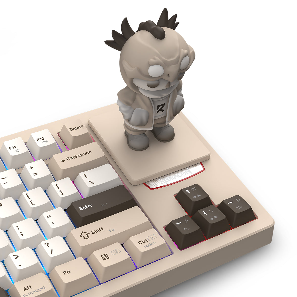 Redragon K754BKN POPVU87 Customizable Smart Touch Display Wired Mechanical Keyboard