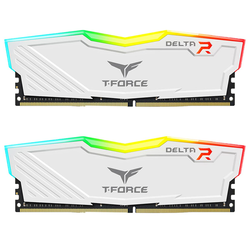 TeamGroup T-Force Delta RGB DDR4 32GB (2x16GB) 3600MHz CL18-22-22-42 1.35V Gaming Desktop Memory