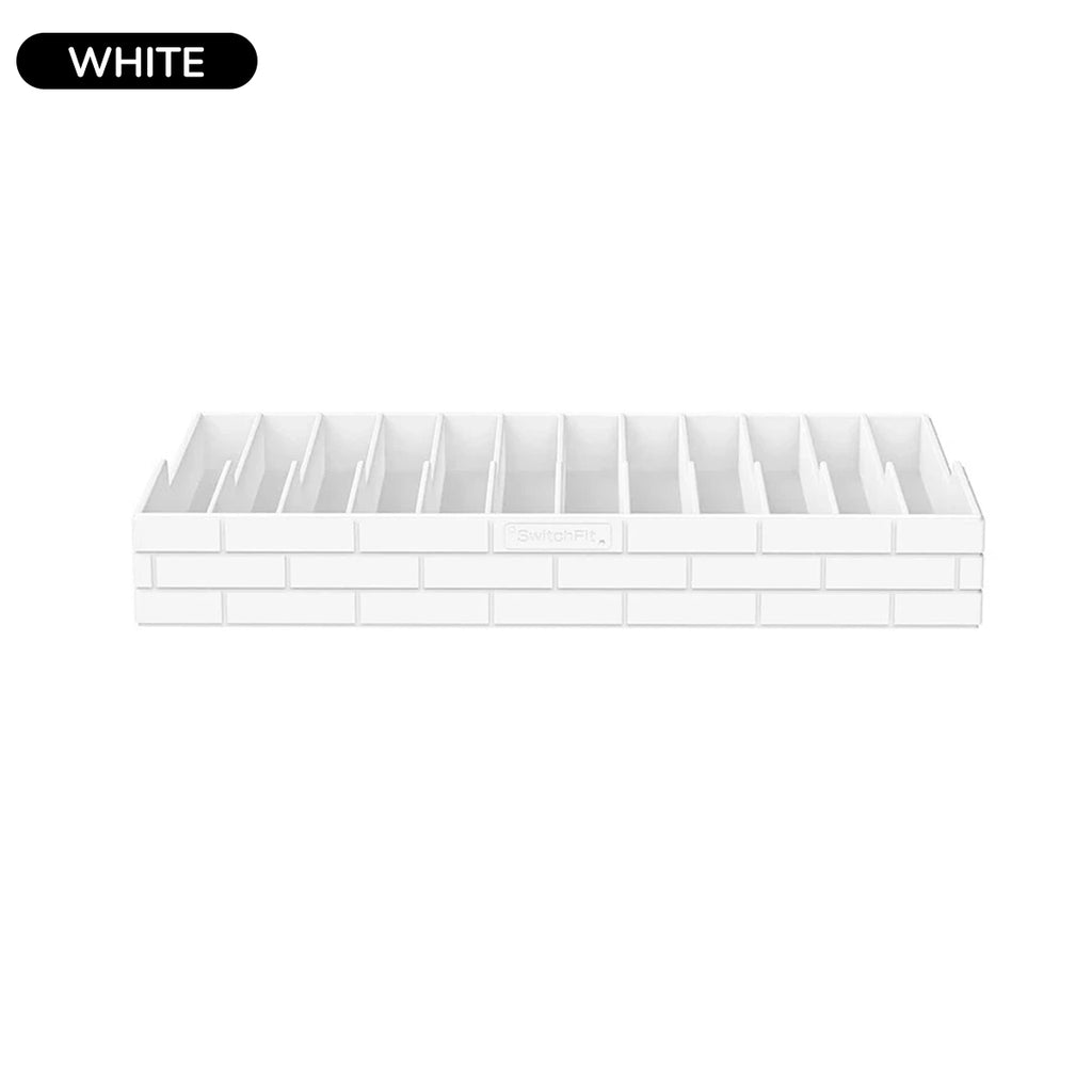 Nucleic Card Storage Rack IINE Game Card Storage Rack for Nintendo Switch (Red, White)