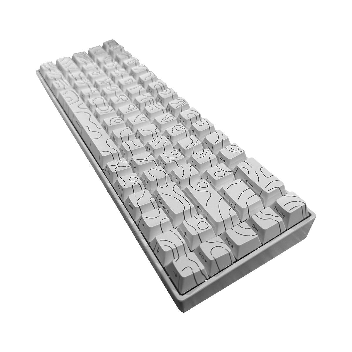 Ajazz AK680 V2 RGB Wired 68-Keys Aluminum Case Hot-Swappable Mechanical Keyboard