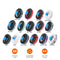 Wicked Cushions Arctis Nova Pro Wireless Earpads - WC FreeZe Cooling Gel (Black, White, Black Camo, Red Camo, Speed Racer, Hex Red, 90s White, 90s Black, Navy Tiger, Mint, Red, Geo Grey, Snow Camo, Gold Marble, Red Prism)