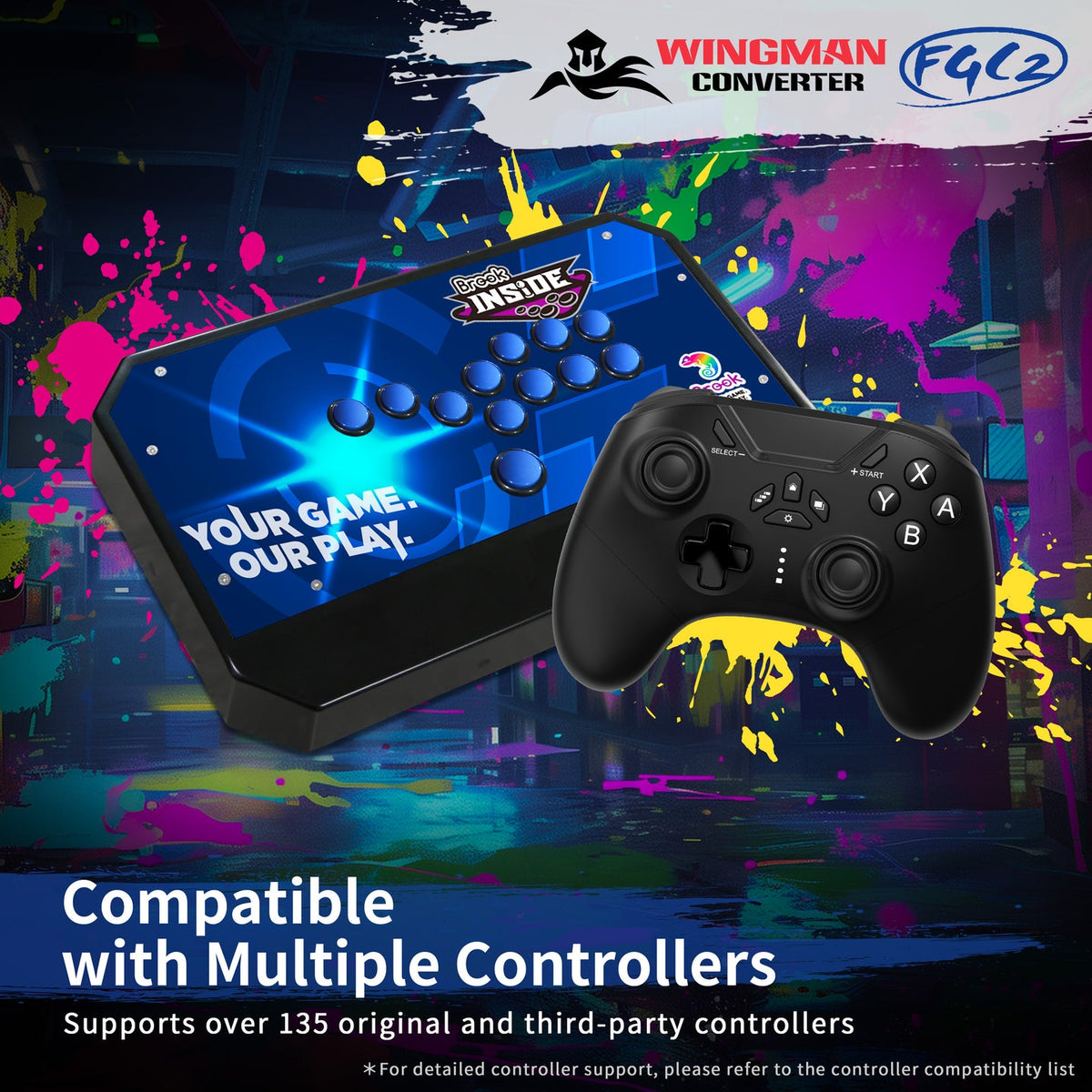 Brook Wingman FGC 2 Converter for PC/PS5 (FM00012399)