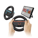 Dobe Controller Steering Wheel Circle Grip for Nintendo Switch 2 Joy-Pad (Black) (Orange/Blue Button) TNS-3196S