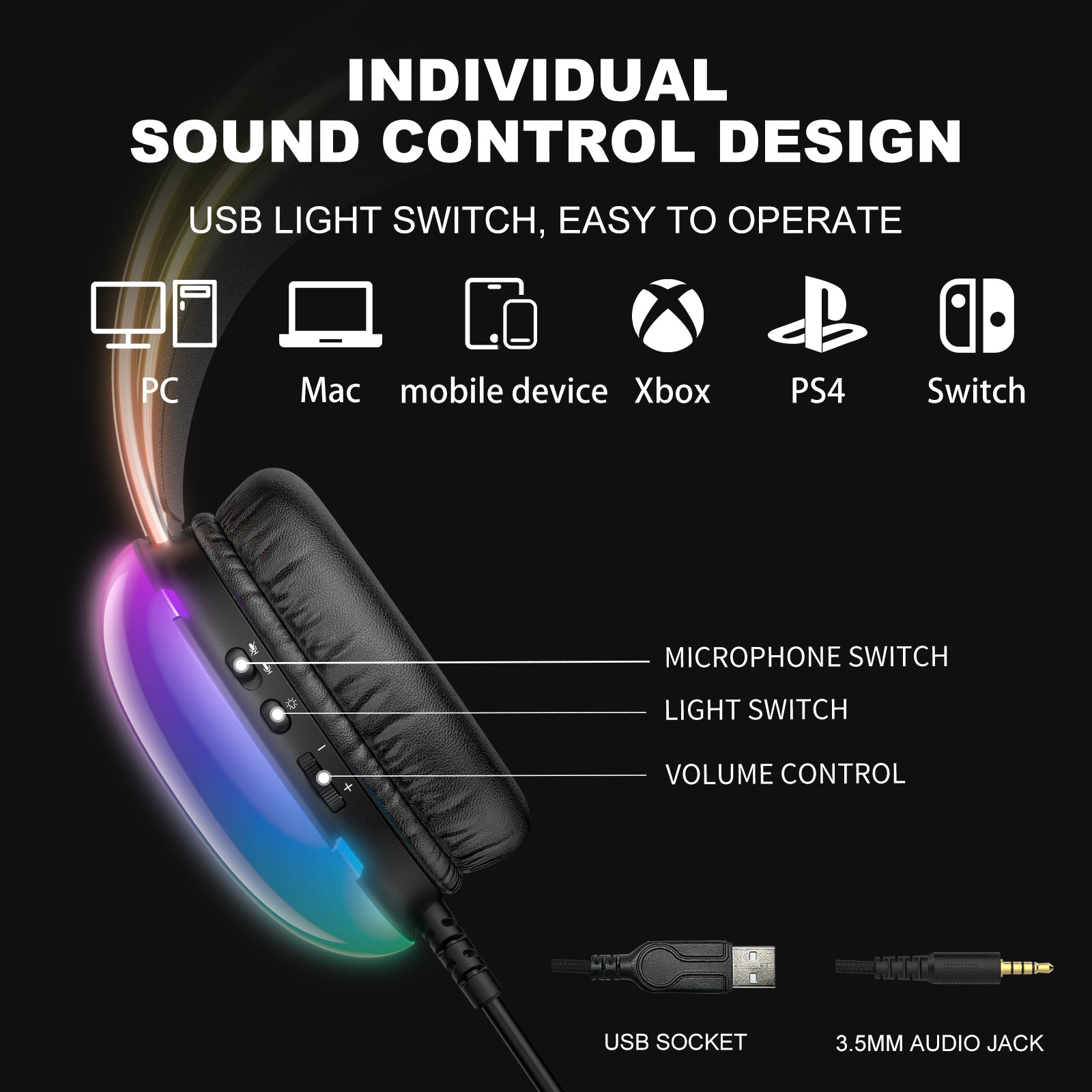 Onikuma X25 RGB Professional Gaming Headset with Noise Cancellation Microphone - DataBlitz