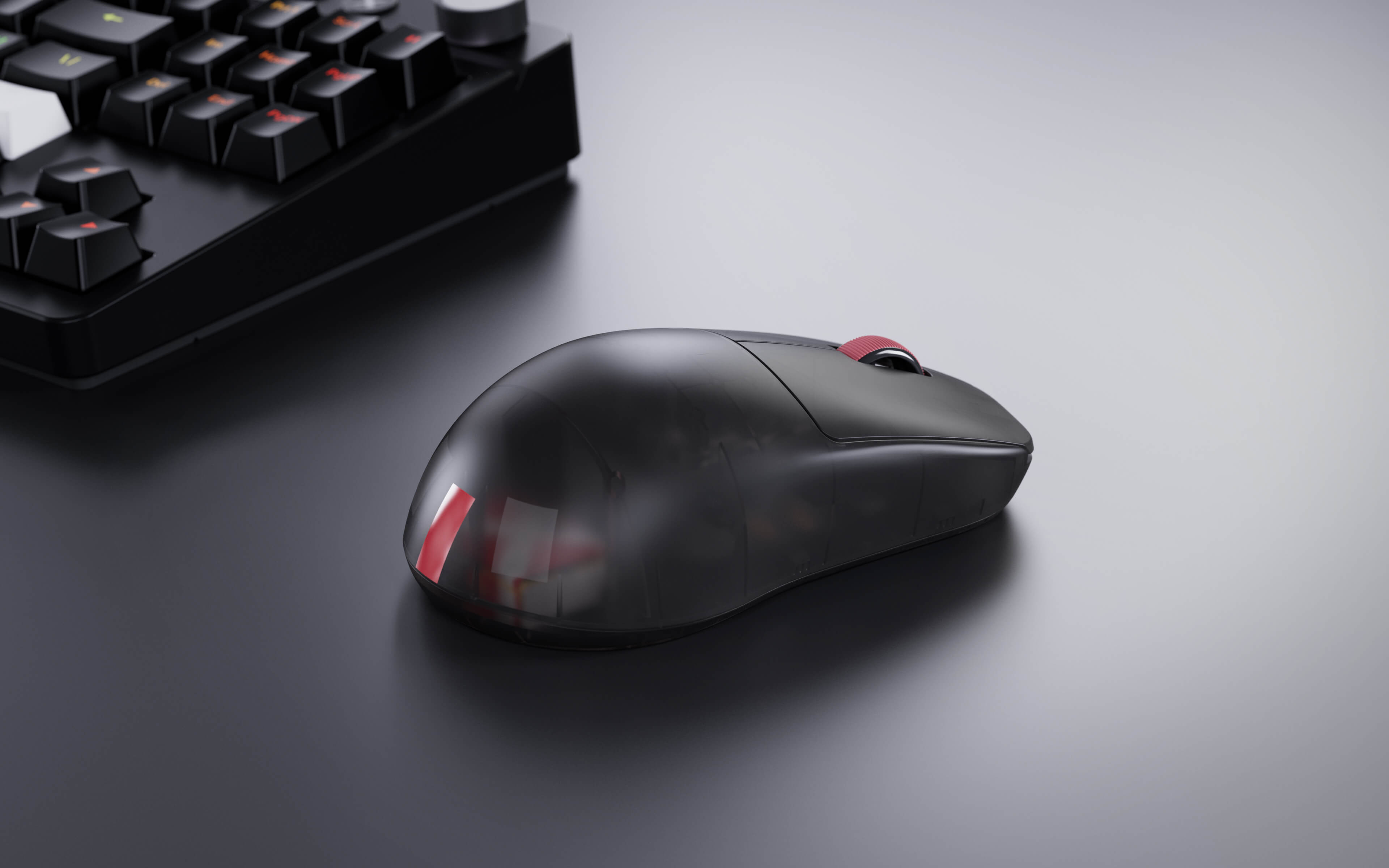 Pulsar X2H Mini Symmetrical Ultralight Wireless Gaming Mouse Clear Black Limited Ed. Size 1