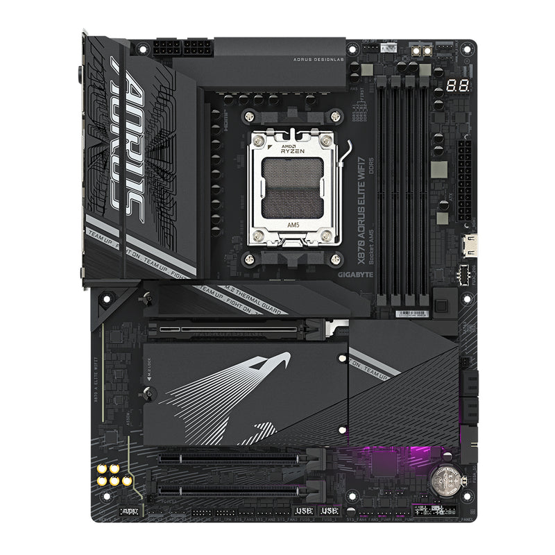 Gigabyte X870 Aorus Elite Wifi 7 DDR5 AMD Gaming Motherboard