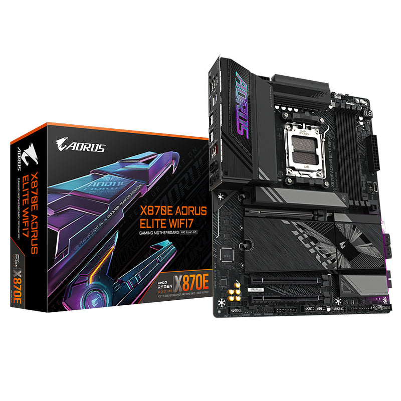 Gigabyte X870E Aorus Elite Wifi 7 DDR5 AMD Gaming Motherboard