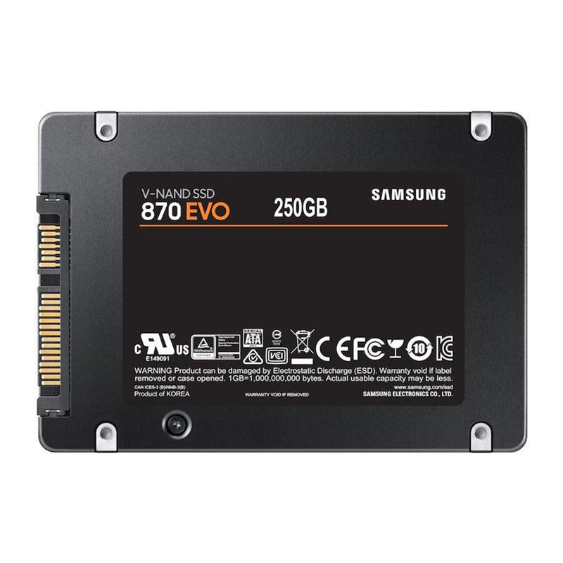 Samsung 870 EVO 250GB Sata III 2.5” SSD (MZ-77E250BW) - DataBlitz