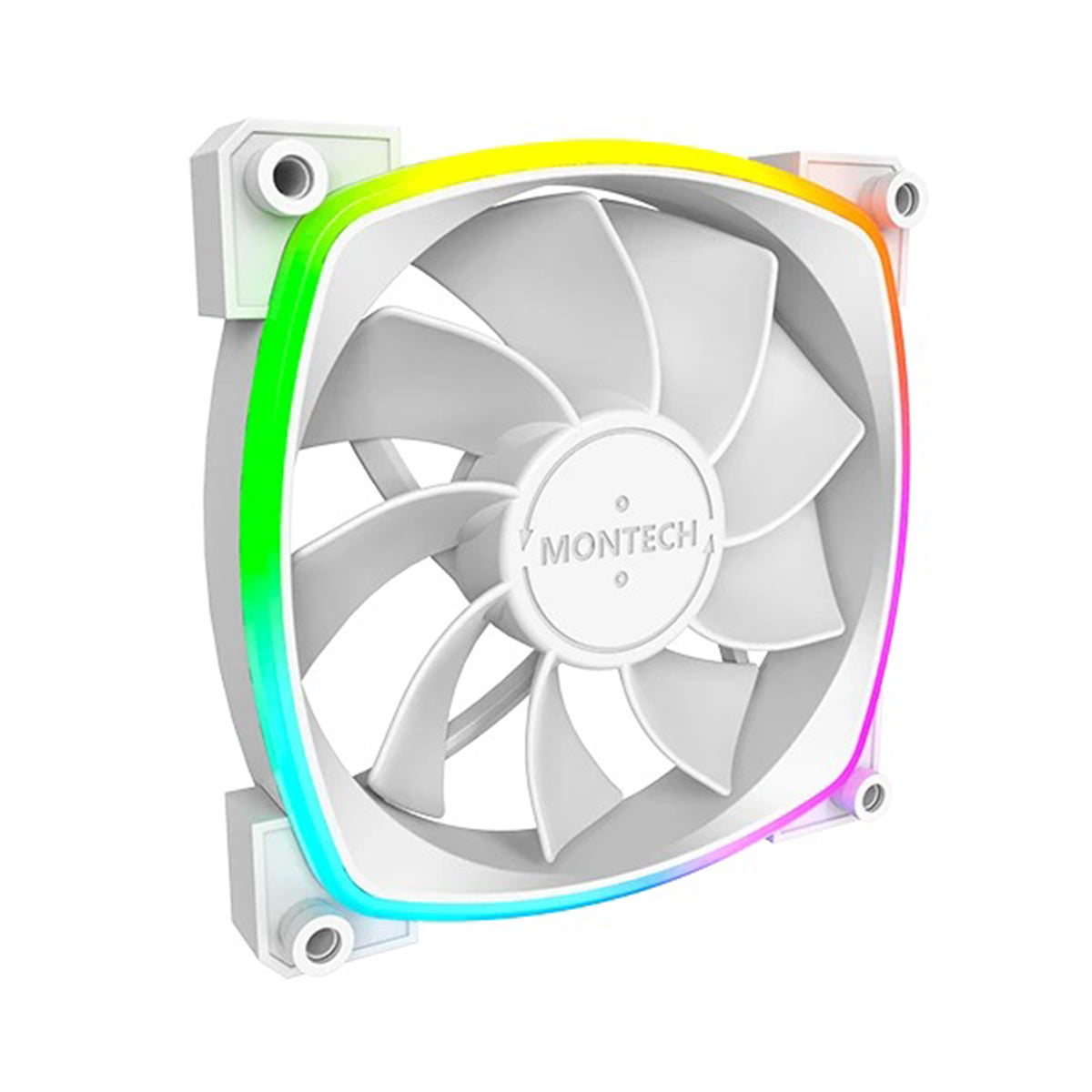 Montech RX120 PWM 120mm ARGB Reverse Single Fan Kit (Black, White)