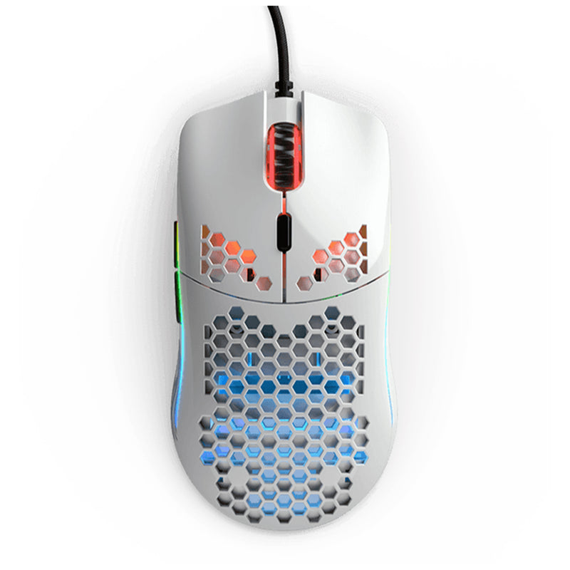 GLORIOUS MODEL O- (MINUS) RGB GAMING MOUSE (GLOSSY WHITE) - DataBlitz