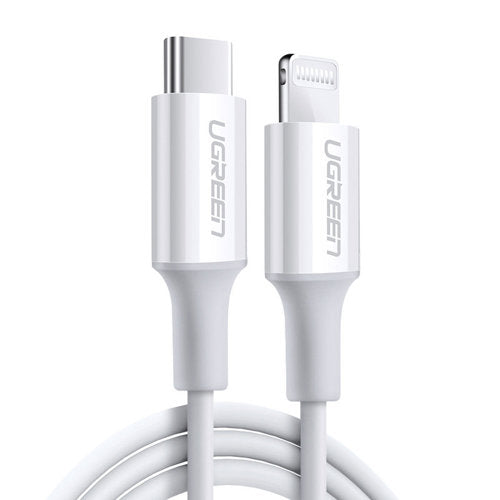 UGreen Lightning To Type-c 2.0 Male Cable - 1.5m (White) (US171/60748)