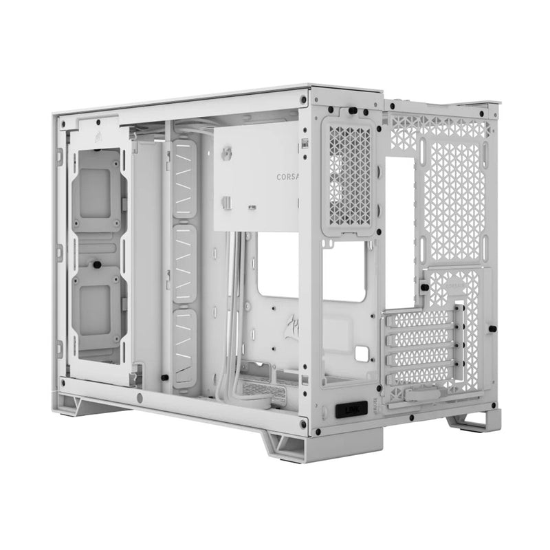 Corsair 2500X Mid-Tower Dual Chamber Pc Case (White)