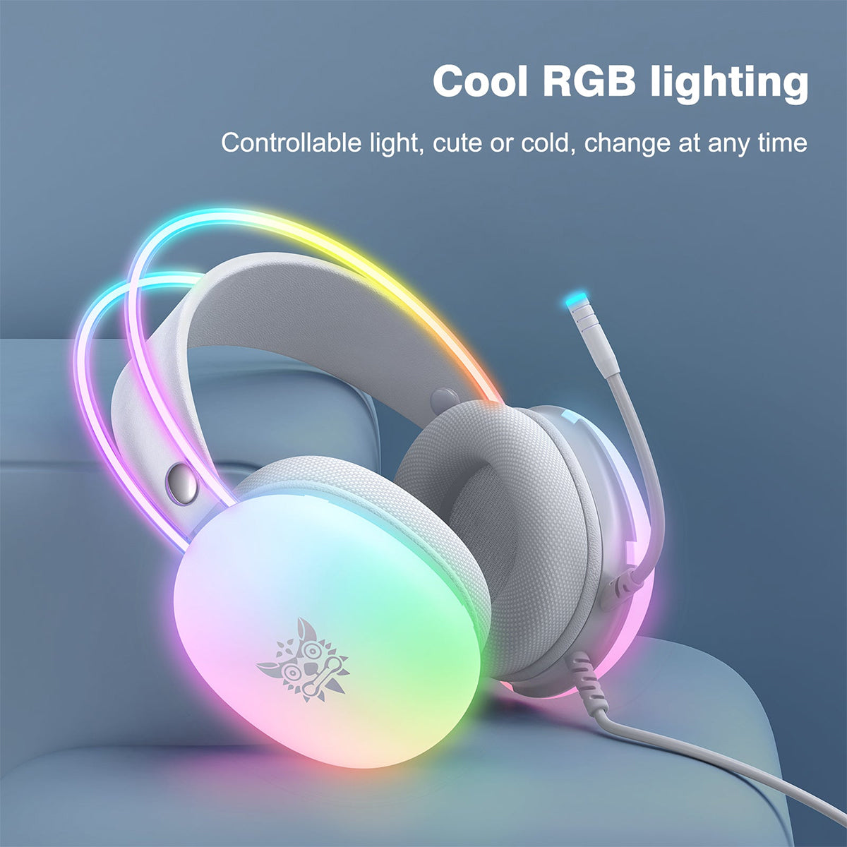 Onikuma X25 RGB Professional Gaming Headset with Noise Cancellation Microphone - DataBlitz