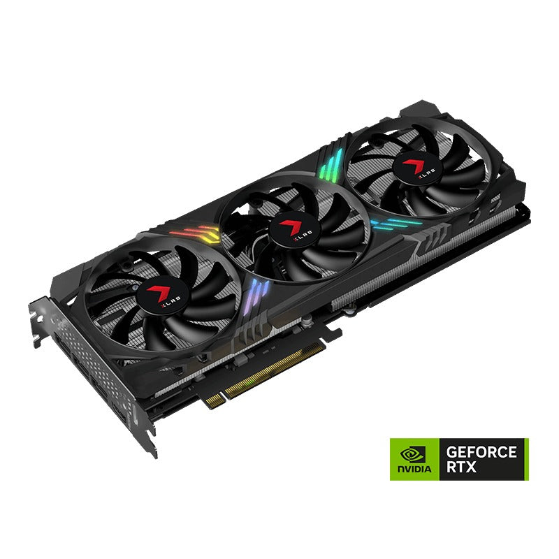 PNY GeForce 4060 Ti 8GB XLR8 Gaming Verto Epic-X RGB Triple Fan DLSS  GDDR6X PCIE Graphics Card (VCG4060T8TFXXPB1) - Main Image
