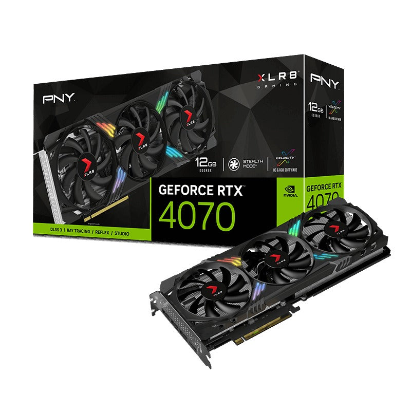 PNY GeForce RTX 4070 12GB XLR8 Gaming Verto Triple Fan