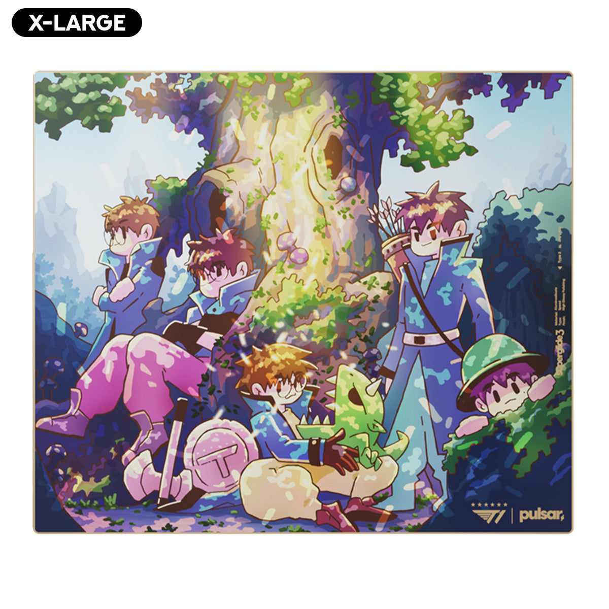 Pulsar Superglide3 Glass Mouse Pad T1 Edition Forest of Dreams