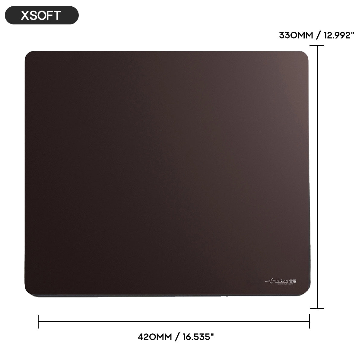 Artisan Ninja FX Raiden Gaming Mousepad - Coffee Brown