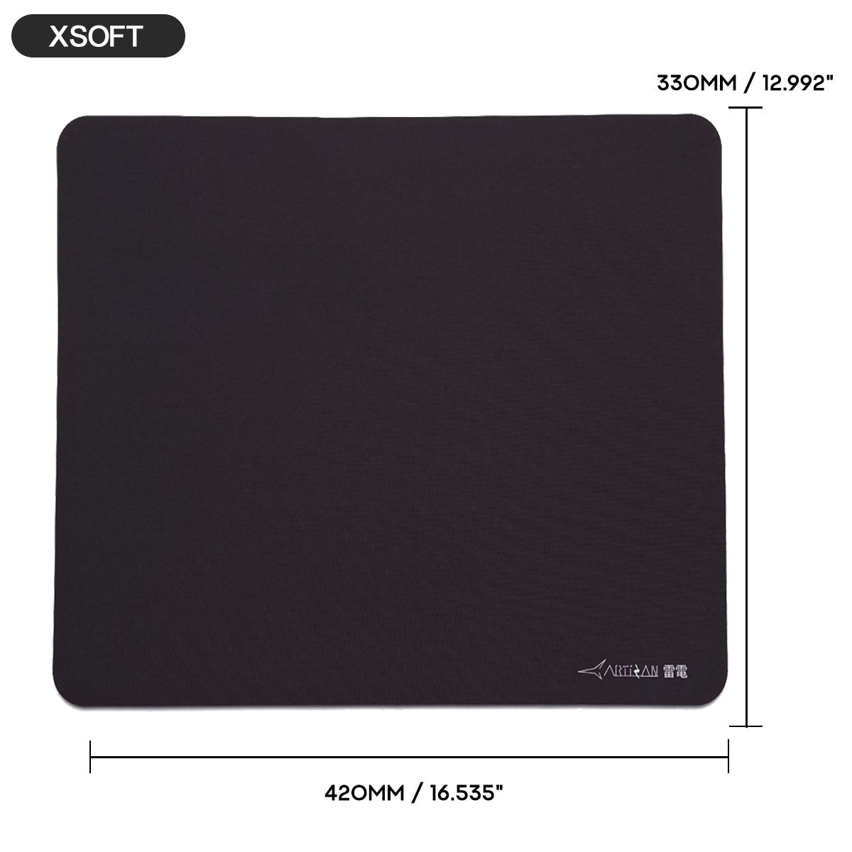 Artisan Raiden Classic Gaming Mousepad MID XL (Coffee Brown) 