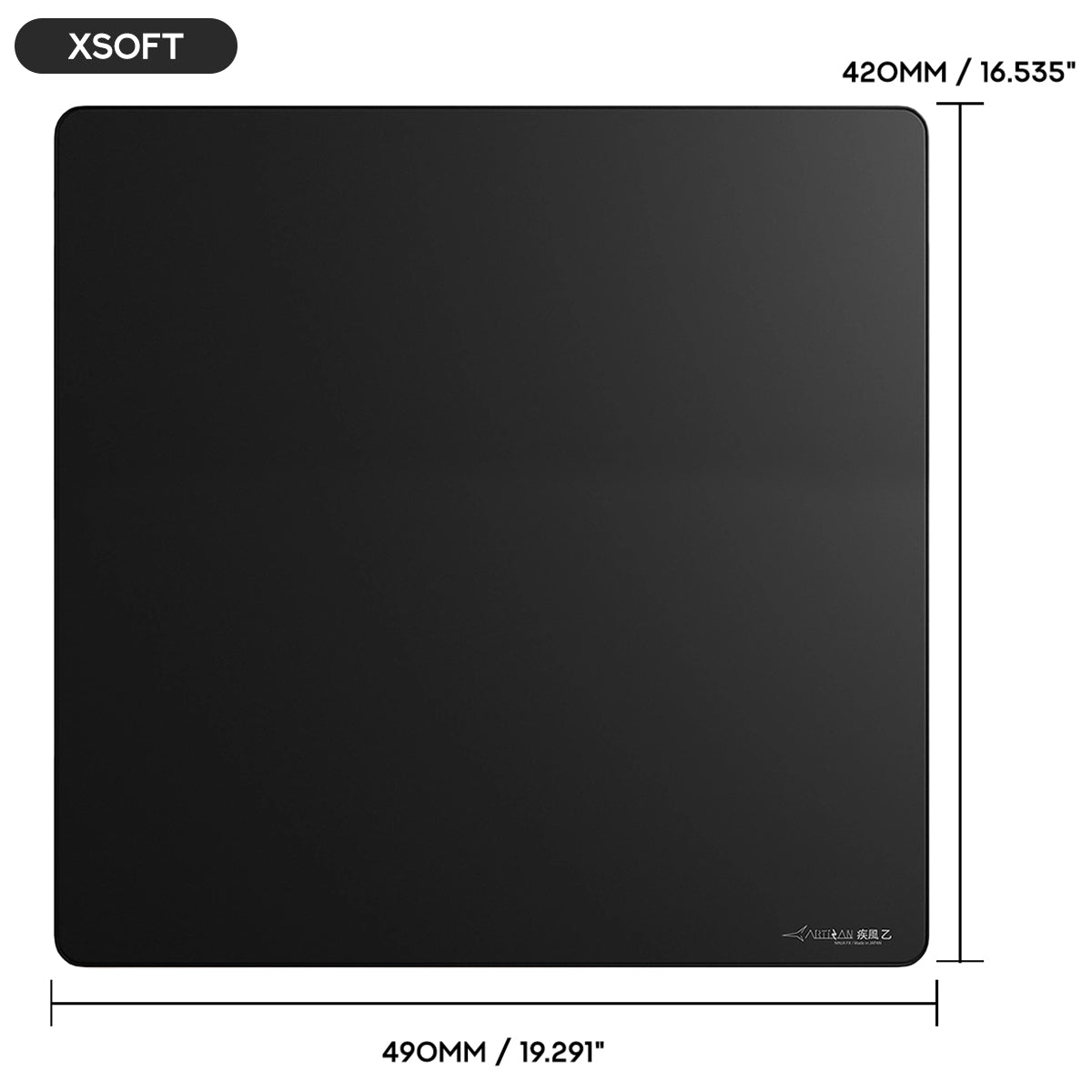 Artisan Ninja FX Hayate-Otsu V2 Gaming Mousepad - Black