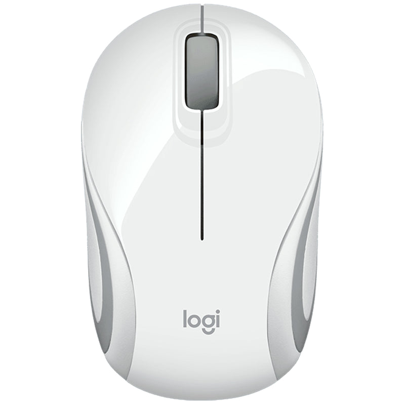 Logitech M187 Wireless Ultra Portable Mouse (White) - DataBlitz