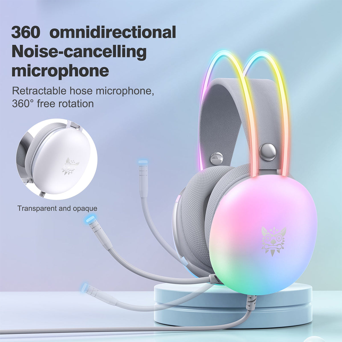Onikuma X25 RGB Professional Gaming Headset with Noise Cancellation Microphone - DataBlitz