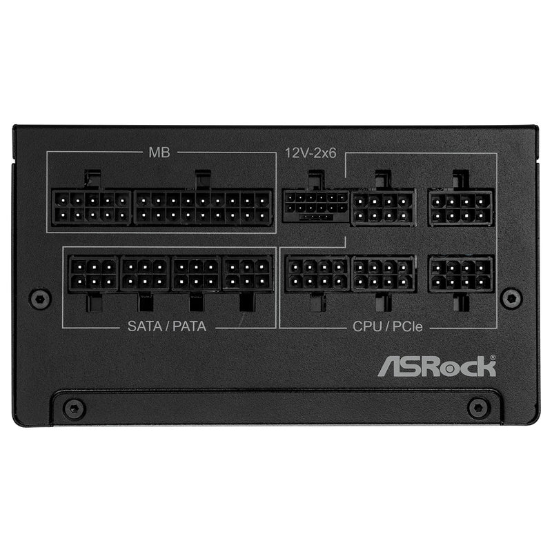 ASRock Steel Legend SL-850G 850W 80+ Gold & Cybenetics Platinum ATX 3.1 & PCIe 5.1 Full Modular Power Supply (Black)