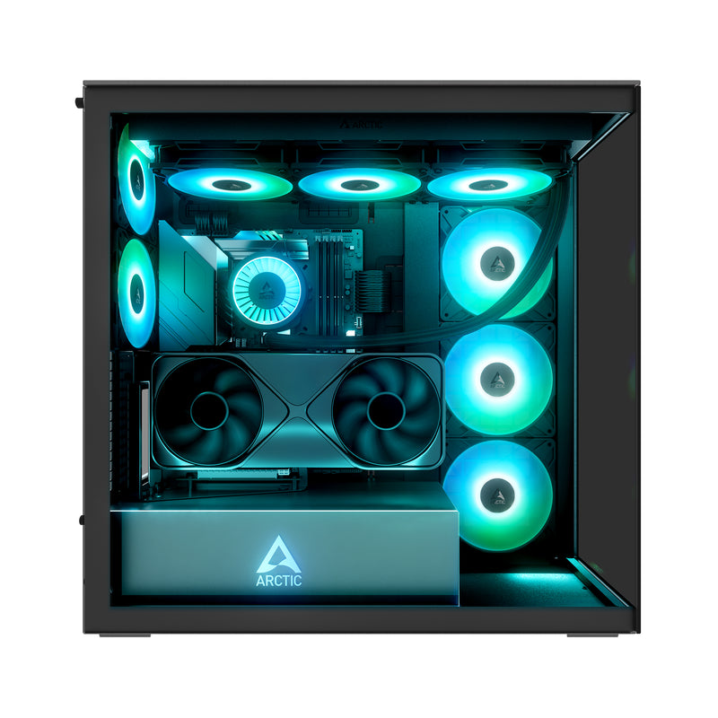 Arctic Xtender VG Tempered Glass Side Panel Premium E-ATX PC Case