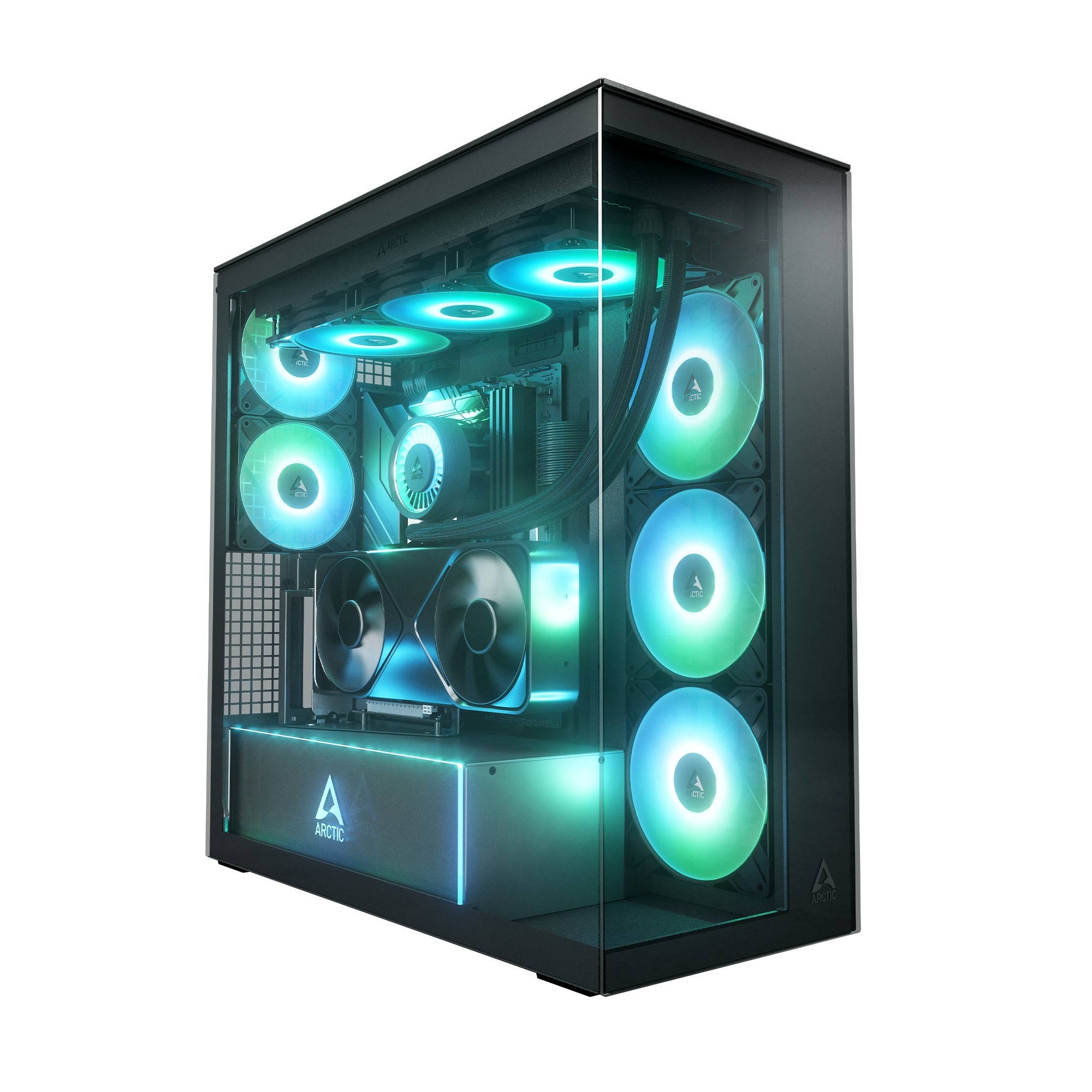 Arctic Xtender VG Tempered Glass Side Panel Premium E-ATX PC Case