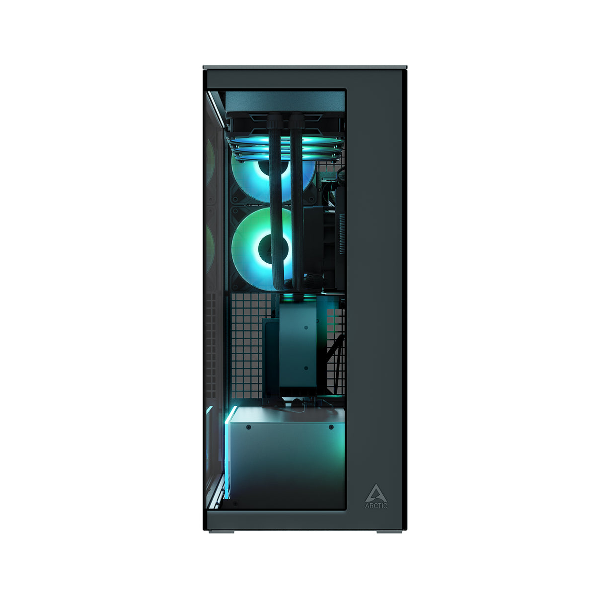 Arctic Xtender VG Tempered Glass Side Panel Premium E-ATX PC Case
