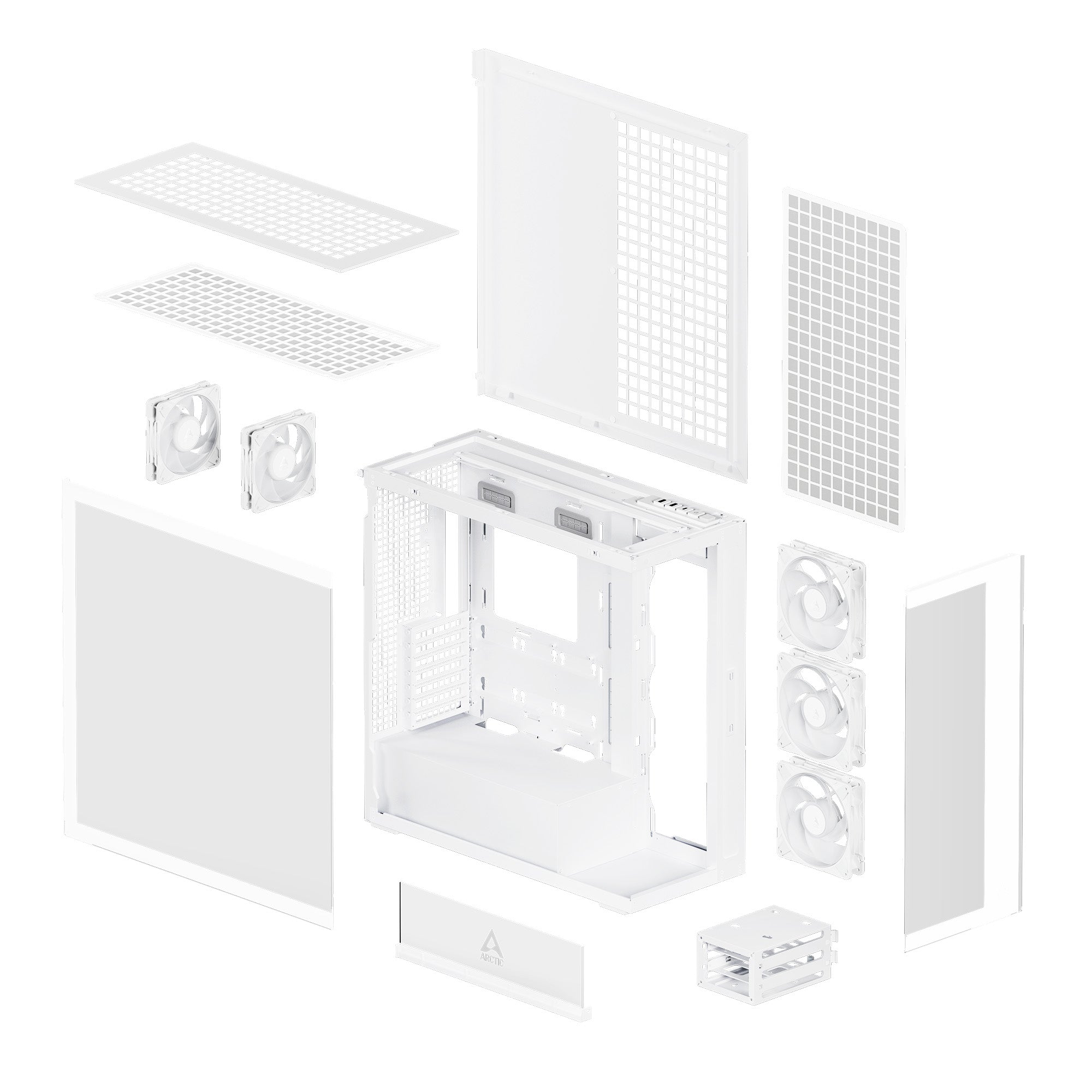Arctic Xtender Tempered Glass Side Panel Premium E-ATX PC Case
