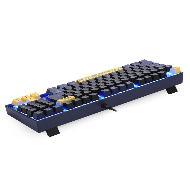 Redragon World of Warcraft Wired Mechanical Keyboard (Blue, Red) (YGM1)