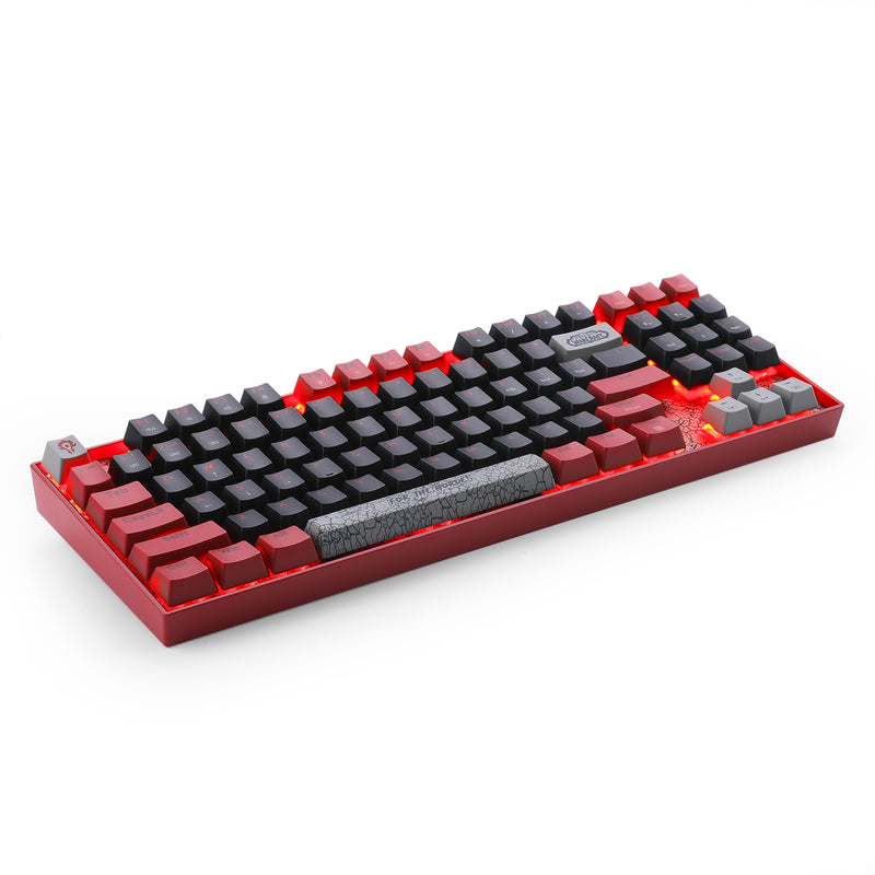 Redragon World of Warcraft Wired Mechanical Keyboard (Blue, Red) (YGM1)