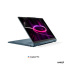 Lenovo Yoga 7 2-in-1 14AGP11 83TD001QPH Copilot+ PC Laptop (Tidal Teal) | 14" WUXGA (1920x1200) OLED | Ryzen AI 7 445 | 24GB RAM | 1TB SSD | AMD Radeon 840M Graphics | Win 11 Home | MS Office Home 2024 + MS 365 Basic+Pen Gen 2 w/ Case+Tote Sleeve 14" Blue
