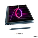Lenovo Yoga 7 2-in-1 14AGP11 83TD001QPH Copilot+ PC Laptop (Tidal Teal) | 14" WUXGA (1920x1200) OLED | Ryzen AI 7 445 | 24GB RAM | 1TB SSD | AMD Radeon 840M Graphics | Win 11 Home | MS Office Home 2024 + MS 365 Basic+Pen Gen 2 w/ Case+Tote Sleeve 14" Blue
