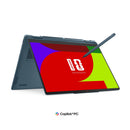 Lenovo Yoga 7 2-in-1 14AGP11 83TD001QPH Copilot+ PC Laptop (Tidal Teal) | 14" WUXGA (1920x1200) OLED | Ryzen AI 7 445 | 24GB RAM | 1TB SSD | AMD Radeon 840M Graphics | Win 11 Home | MS Office Home 2024 + MS 365 Basic+Pen Gen 2 w/ Case+Tote Sleeve 14" Blue